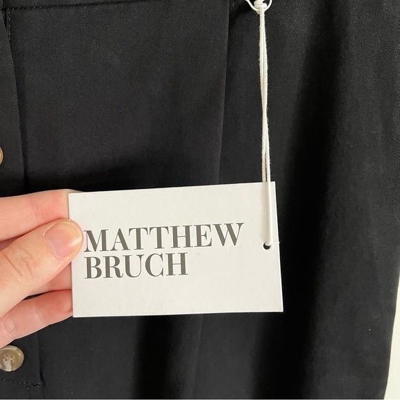 MATTHEW BRUCH Button Fly Twill Pants - Picture 8 of 12